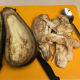 Scoop out pulp with small knife and spoon