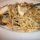Lo Mein- Stir fried cabbage, onions and mushrooms with grilled chicken and noodles