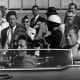 President Kennedy And Jackie Kennedy Before The Shots Were Fired.
