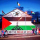 Free Derry Corner during the most recent siege of Gaza