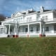 A front view of this magnificant mansion. Inside on display are local crafts from residents in the area, such as homemade jewelry and spectacular pottery pieces for sale.