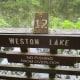 Overlook at Weston Lake. The turtles will come up out of the water so you can feed them. They do like peanut butter and jelly sandwiches. They do not like cashew nuts.