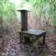 Not sure what this structure is, but it may have to do with water regulation since this area can go under five feet or more of water during flooding.