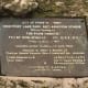 The engraved plaque serves as a reminder for posterity of the official opening day of Westport Lake by Ted Heath.
