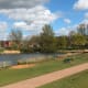 The lake and award winning visitor centre.