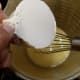 2. Add 1 cup flour to and 1/2 cup milk.