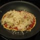 Quick Skillet Pizza: Put flatout or diet tortilla in pan. Put on sauce, meat and fat-free cheese.