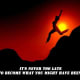 Motivational Fitness Poster - Its never too late to become what you have been