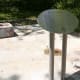 A well, which became contaminated, was permanently decommissioned and a memorial plaque erected at the site.