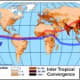 Diagram of intertropical convergence zones