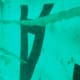 Wreckage of the plane's fuselage shown from underwater camera