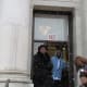 My sister Paulette, Ms. Bonnie and other family members gathered outside the courthouse after the hearing. Snow fell during and after the hearing.