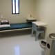 A single-person cell (most cells have two beds)