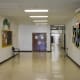 A view of the inside of the school building housing the community of Tent City West