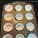 Line a standard-sized cupcake tray with baking papers, then set aside.