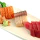 An array of supremely fresh fish for (salmon, shark, tuna)