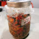 Cover it with a cling wrap. Put the lid on the jar and store it at room temperature.