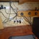 With the new cable management trough fitted, and the cable management completed under the desk.