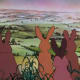 Fiver and his friends atop Watership Down.