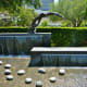 View of Lauren's Garden in Houston's Market Square Park