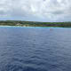 Lifou from the ship anchored offshore