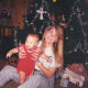 This was the last extended family Christmas celebration at my brother's home. Sarah is holding her younger cousin. She always did like babies.