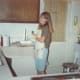 After we returned home in July, Sarah painted the kitchen. She was a very skilled painter and enjoyed the work.