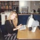 This was taken at the Newbury Park Library, where Sarah had her first real job (aside from babysitting.) I chose this from the many shots she wanted me to take.
