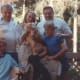 This was taken while visiting friends of Kosta's parents who lived in another part of Washington. Notice that once again, Sarah has befriended a cat.