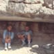 The children liked exploring the cliff dwellings, and you can tell by the model Sarah later made (first picture) that it made an impression on her.