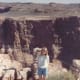 This was taken in Walnut Canyon in Arizona. Our trip had taken us through the Grand Canyon, the Painted Desert, to Mesa Verde, and then to Durango and Silverton on the railroad. We had also passed through New Mexico past Shiprock and through Gallup.