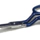 Offset scissors. Also sometimes called 'sheep shears' for the handle style, though actual sheep shears have much heavier-duty, wider blades