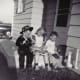 My brother John (in the cowboy outfit), me and my brother Jim. Back then they were called Johnny and Jimmy.