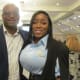 Wanisha Bey and her husband Mo, enjoyed the ceremony in honor of Walker.