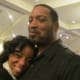 Jaleesa receives a big hug from her uncle Sam, the brother of Walker Carter.