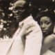 Moe and Wanisha, posed for this photo during their wedding.