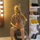 This interesting jumpsuit is one of the outfits for sale within Jaqueline's Boutique.