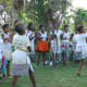 Some local children entertaining guests at the Country Kitchen restaurant in Chintsa
