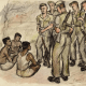 Dutch soldiers on patrol on the island of Java 1946-1949 by Synco Schram de Jong