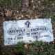 Grave Stone of Hub Authors Father. No unit identification was available at time of stone request due to unavailability of records