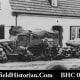 Some members of the Headquarters Company of the 334th Infantry Regiment taking cover in battle for German town.
