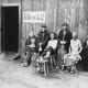Jewish survivors of Hannover Ahlen concentration camp who were liberated by the 84th Division on April 11, 1945.