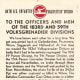 A propaganda leafet fired by the 84th Division in to to the German Army positions prior to Roer River Crossing for psychologicial impact. Source: Unknown