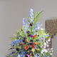 A Stunning Pedestal Floral Arrangement in the Swaffham Church.