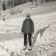 Me behind the Chalet - trendy gear, eh?! Well it was 1965/66