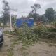 Entrance to Embers After Tornado