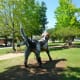 Carter Ernst sculpture titled “Pointing North.”