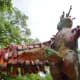 Closeup of back of “Marcella” sculpture by Sharon Kopriva in True South sculpture exhibition in Houston