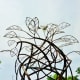 Top of “Whirlwind” sculpture by Tim Glover in True South sculpture exhibit Houston
