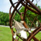 Detail on “Whirlwind” sculpture by Tim Glover in True South sculpture exhibit Houston
